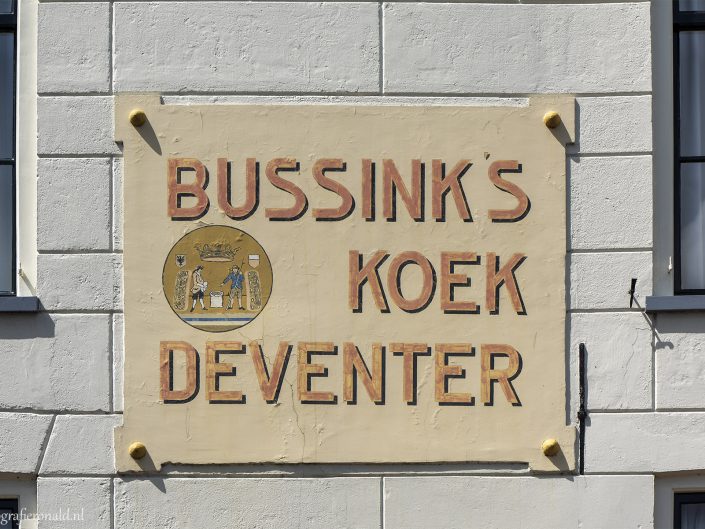 Muurreclame Bussink Koek Deventer