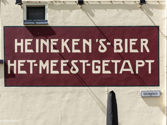 Muurreclame Heineken Kampen