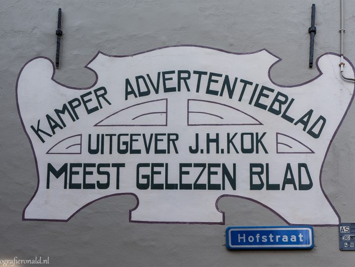 Muurreclame Kok Kampen